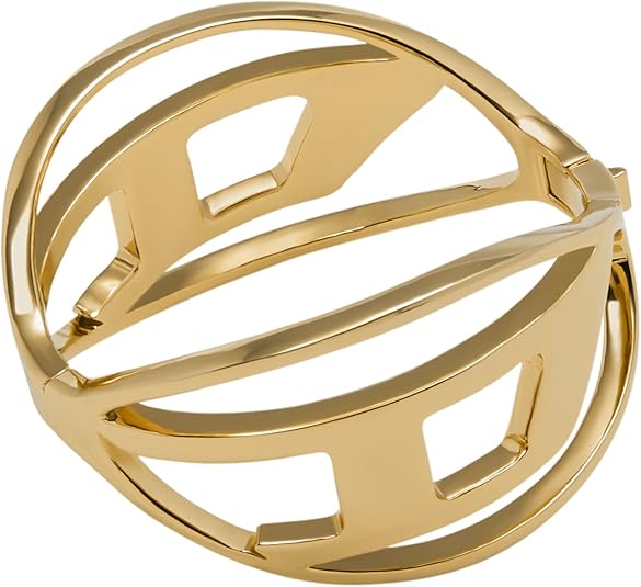 Diesel オールジェンダー ステンレススチールブレスレット, One Size, 金属, 宝石なし