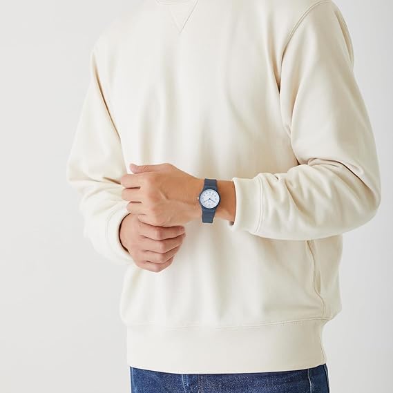 [シチズン Q&Q] 腕時計 アナログ 10気圧防水 ウレタンベルト VP46-859 メンズ ブラック ブルー