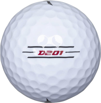MIZUNO(ミズノ) ゴルフボール D201 飛距離追及型ボール 対応ヘッドスピード35m/s以上 ソフトなフィーリング 2ピース構造