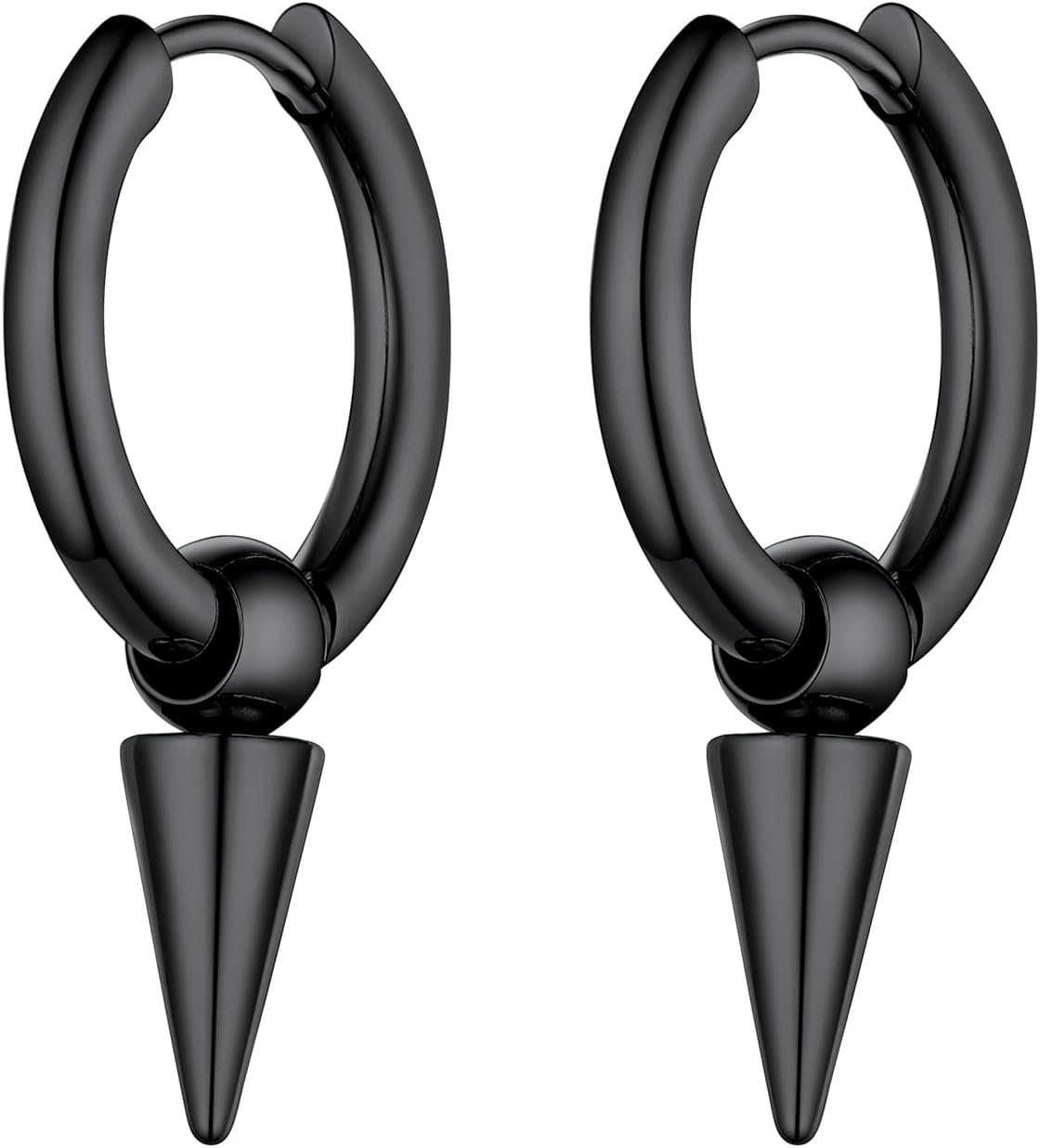 リングピアス フープピアス メンズ レディース サージカルステンレス 金アレ対応 揺れる 両耳 錆びない 個性派 ユニセックス アクセサリー 男性 女性