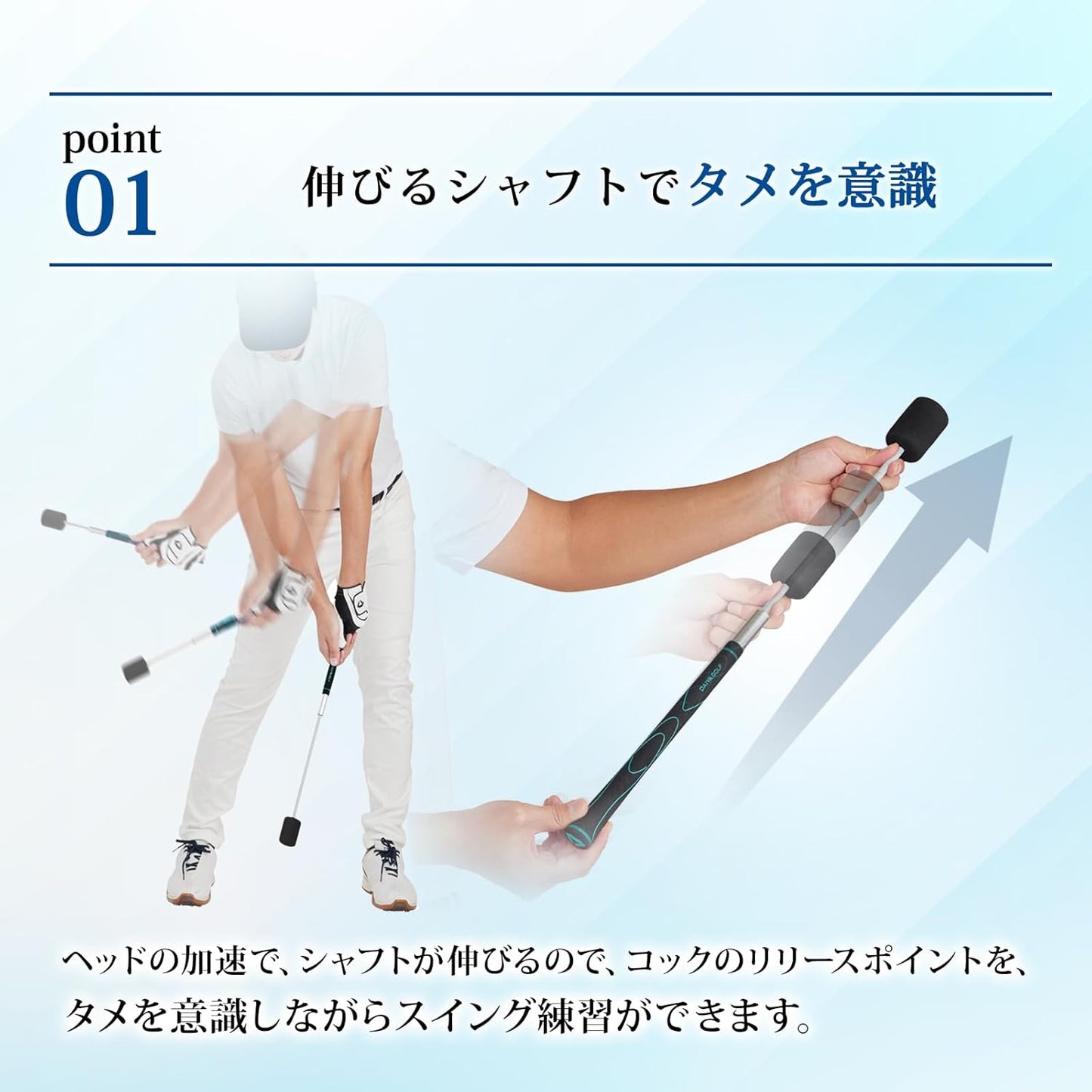 ダイヤゴルフ（DAIYA GOLF） ダイヤスイングシリーズ スイング練習器具 1個