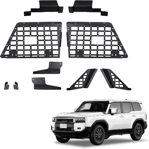 クラフトワークス ランドクルーザー250 サイドメッシュラック 車内用ラック CRAFT WORKS GDJ250 GDJ250W TRJ250 TRJ250W