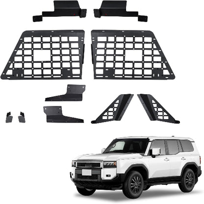 クラフトワークス ランドクルーザー250 サイドメッシュラック 車内用ラック CRAFT WORKS GDJ250 GDJ250W TRJ250 TRJ250W