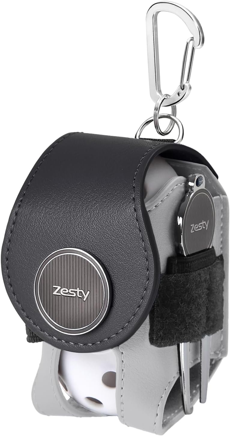 Zesty ゴルフボールケース ボールポーチ グリーンフォーク マーカー
