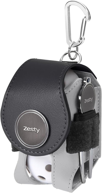 Zesty ゴルフボールケース ボールポーチ グリーンフォーク マーカー