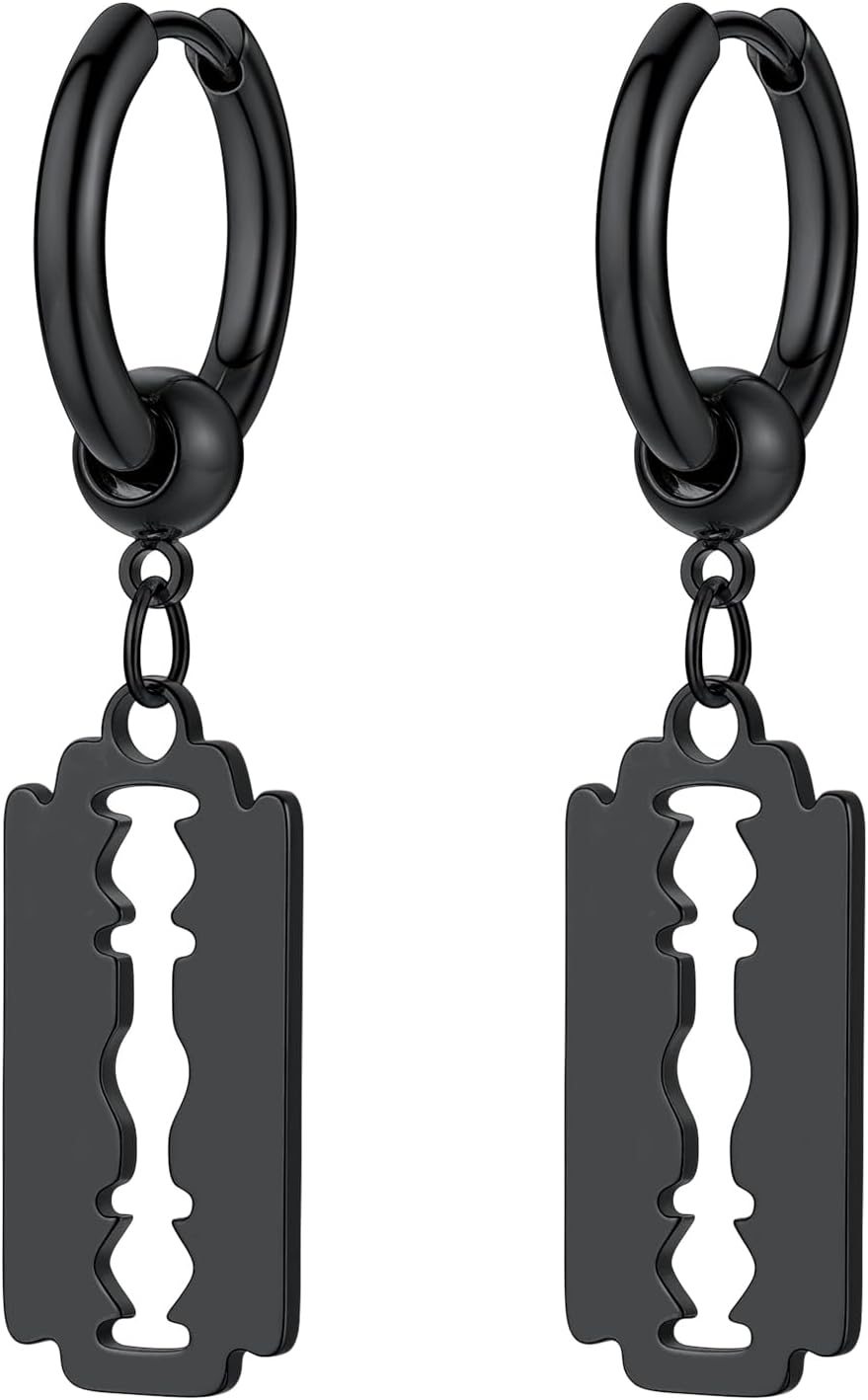 リングピアス フープピアス メンズ レディース サージカルステンレス 金アレ対応 揺れる 両耳 錆びない 個性派 ユニセックス アクセサリー 男性 女性