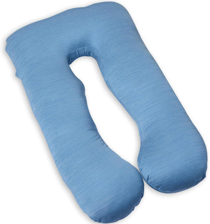 Awesling U字型抱き枕 全身枕 授乳クッション グレー