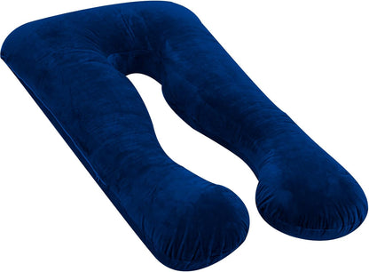 Awesling U字型抱き枕 全身枕 授乳クッション グレー