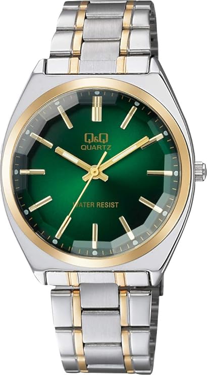 [シチズン Q&Q] 腕時計 アナログ 防水 メタルバンド QB78-201 メンズ シルバー