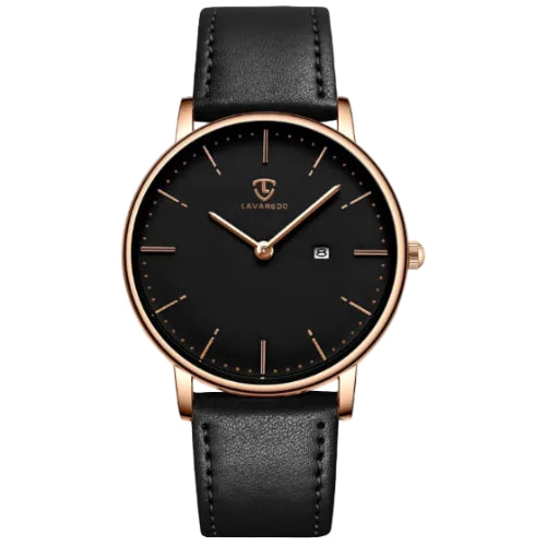 [BEN NEVIS] 腕時計 メンズ シンプル おしゃれ 薄型 カジュアル 日付表示 防水 アナログ クォーツ時計 メッシュ バンド ブラック