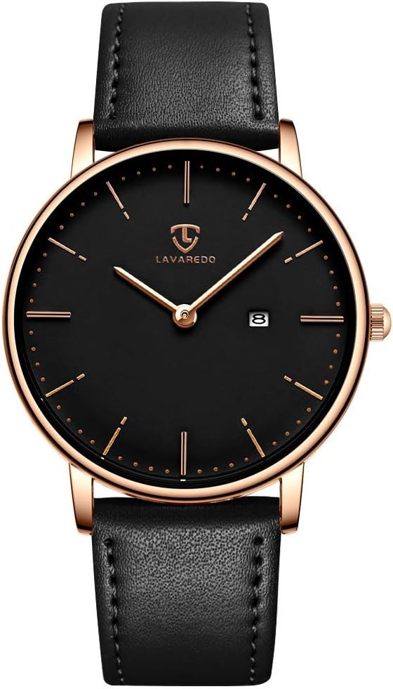 [BEN NEVIS] 腕時計 メンズ シンプル おしゃれ 薄型 カジュアル 日付表示 防水 アナログ クォーツ時計 メッシュ バンド ブラック