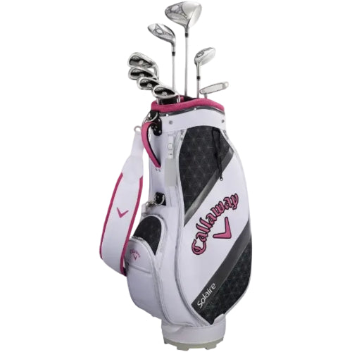 キャロウェイ (Callaway) クラブセット レディース SOLAIRE (9本セット, キャディバック, ヘッドカバー 付き)