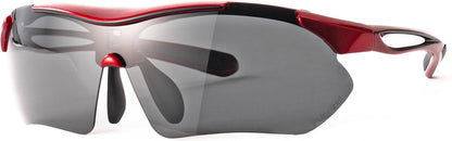 エーフィットスポーツサングラス 超軽量モデル アジアンフィット UVカット ケースセット AF-7001