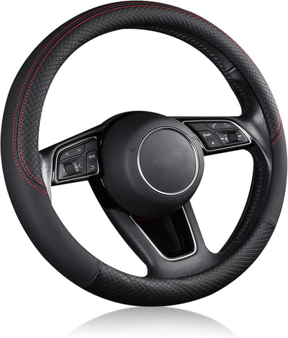 ハンドルカバー 車用 軽自動車 Sサイズ 3Dグリップ 滑り止め ステアリングカバー 汎用 37～38cm ベージュ