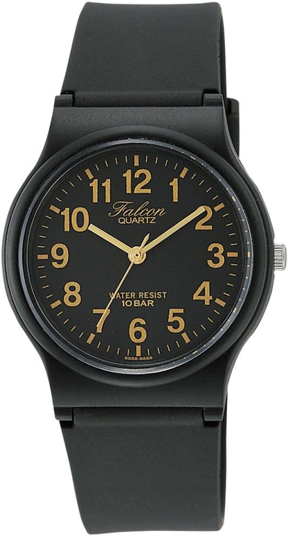 [シチズン Q&Q] 腕時計 アナログ 10気圧防水 ウレタンベルト VP46-859 メンズ ブラック ブルー