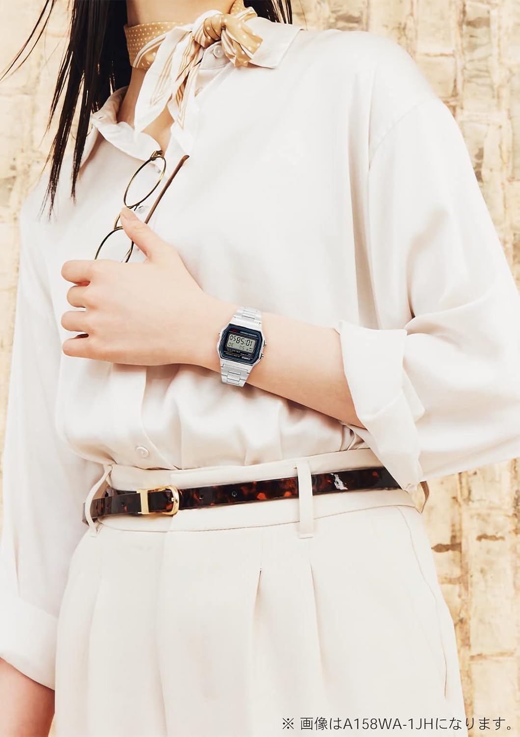 カシオ 腕時計 カシオ コレクション A158WA-1JH メンズ シルバー