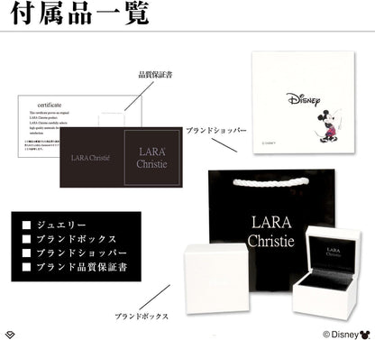 [ララクリスティー] ハワイアンジュエリー ディズニーコレクション ミッキー プルメリア ストレート リング lr58-0001-l