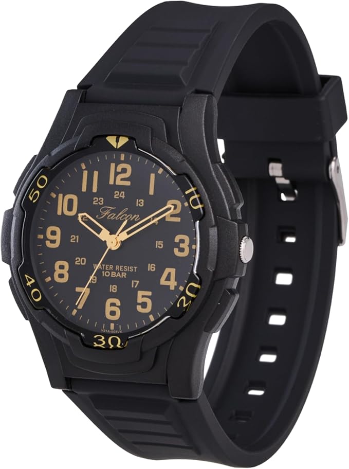 [シチズン Q&Q] 腕時計 アナログ 10気圧防水 ウレタンベルト VP84-854 メンズ ブラック