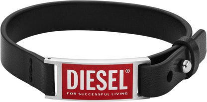 Diesel オールジェンダー ステンレススチールブレスレット, One Size, 金属, 宝石なし