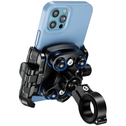 Kaedear(カエディア) バイク スマホホルダー 携帯ホルダー バイク用スマホホルダー 振動吸収 マウント 一体構造 レバー操作 クイックパワーグリップ/特許 Airマウント KDR-M8SPJ (ブラック)