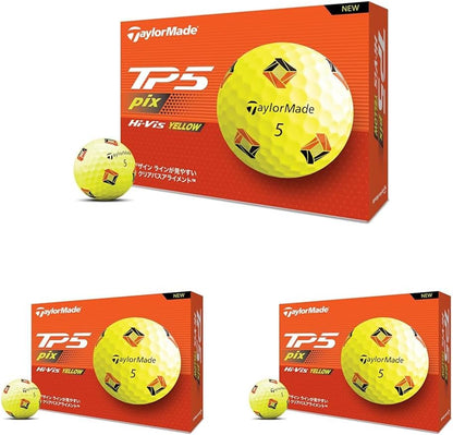 テーラーメイド(TAYLOR MADE) TMJ24 TP5/TP5 pix/TP5x/TP5x pix JPN 12個入り ゴルフボール 2024年モデル