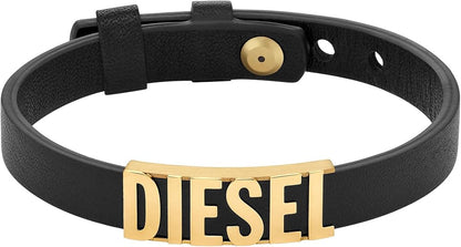 Diesel オールジェンダー ステンレススチールブレスレット, One Size, 金属, 宝石なし