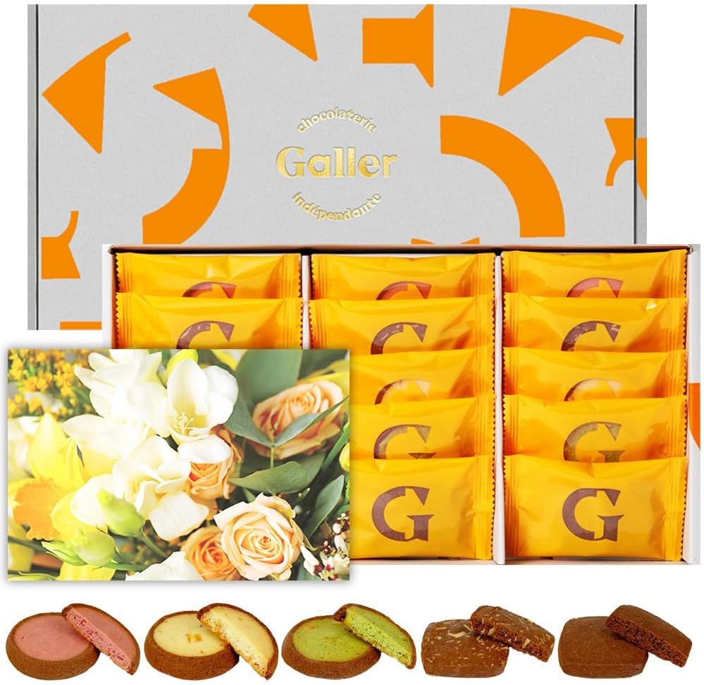 ガレー（Galler） クリスマス・お年賀・ギフト用（クッキー30枚入り・個包装・手さげ袋付き）