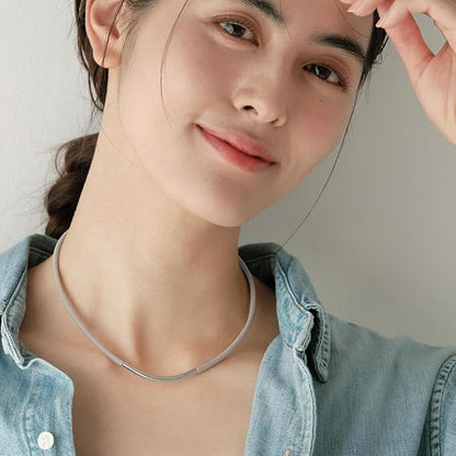 [リエリィ] ループネックレス 磁気ネックレス レディース チョーカータイプ 女性 レディース 肩凝り 肩こり コラントッテ かわいい 可愛い 肩こりネックレス