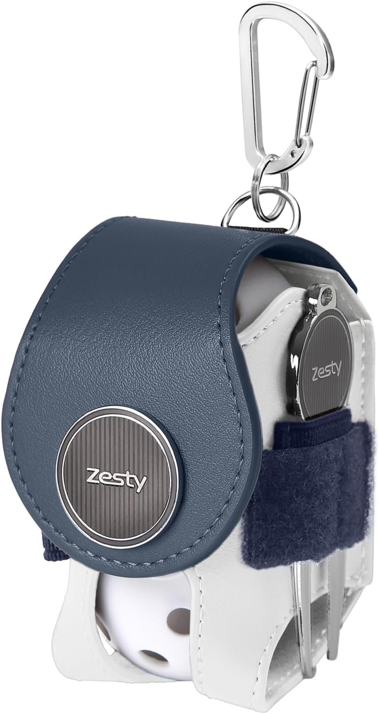 Zesty ゴルフボールケース ボールポーチ グリーンフォーク マーカー