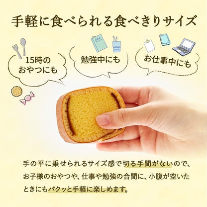 文明堂 カステラ カステラ巻 個包装 贈答用 和菓子 詰め合わせ 手提げ袋付き（15個入）