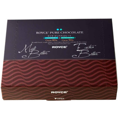 ROYCE'(ロイズ) ピュアチョコレートマイルドビター&エクストラビター 40個 (x 1)