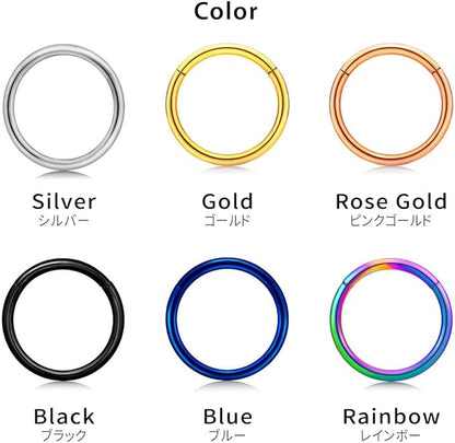 [From da Phactory] フロム ダ ファクトリー ワンタッチセグメントリング トラガス ヘリックス コンク 軟骨ピアス