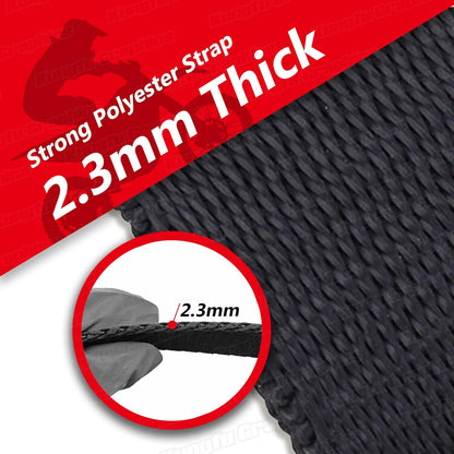 スズキ SUZUKI ホンダ HONDA オフロードバイク ダートバイク オートバイ リアレスキューストラップ プルドラッグベルト 牽引ロープ 調整可能