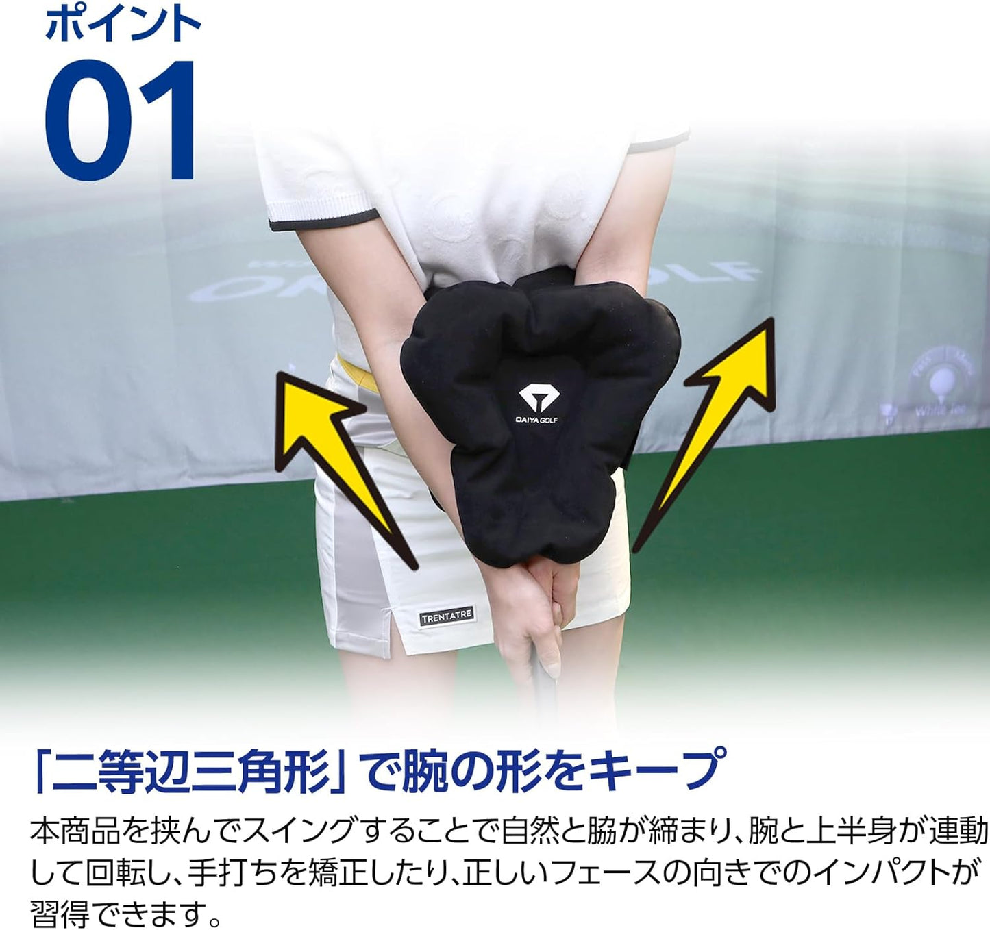 ダイヤゴルフ（DAIYA GOLF） ダイヤアームキーパー三角 ゴルフスイング練習器具 TR-5011 1個