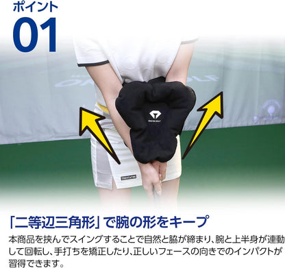 ダイヤゴルフ（DAIYA GOLF） ダイヤアームキーパー三角 ゴルフスイング練習器具 TR-5011 1個