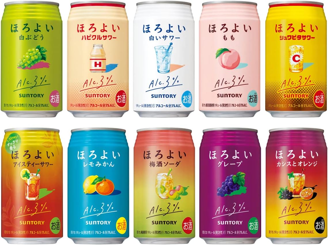 SPBC ほろよい 10種類のみくらべ オリジナルセット  チューハイ 350ml×20本