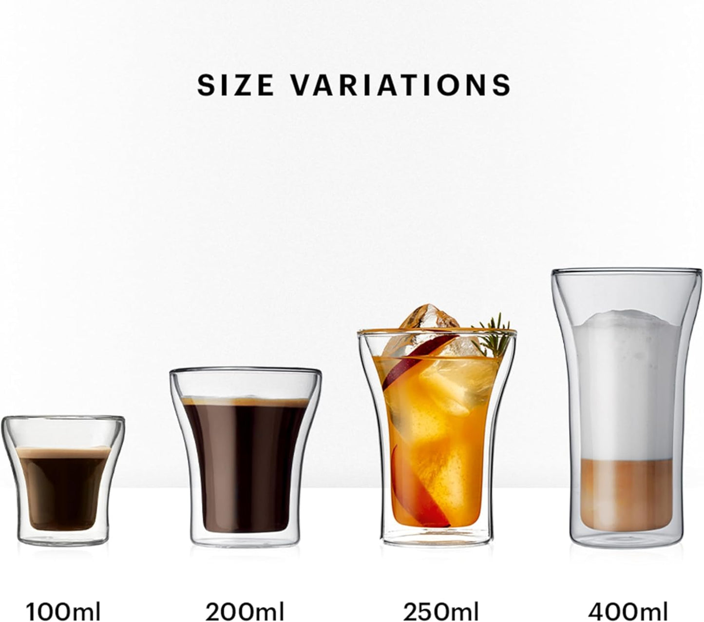 BODUM ボダム ダブルウォールグラス 350ml（2個セット）