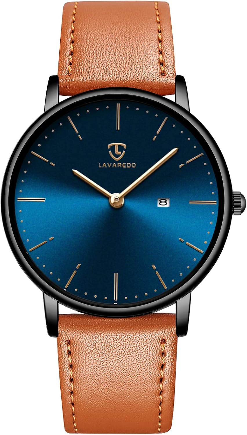 [BEN NEVIS] 腕時計 メンズ シンプル おしゃれ 薄型 カジュアル 日付表示 防水 アナログ クォーツ時計 メッシュ バンド ブラック