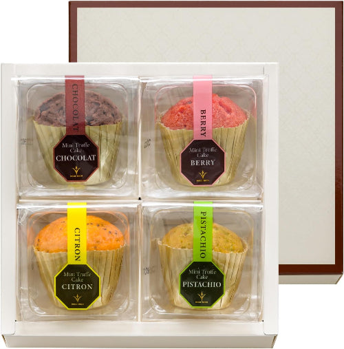 ブールミッシュ（BOULMICH）ミニトリュフケーキ 御年賀・お年賀・プレゼント・ギフト・内祝・誕生日・お返し】（4個入り）