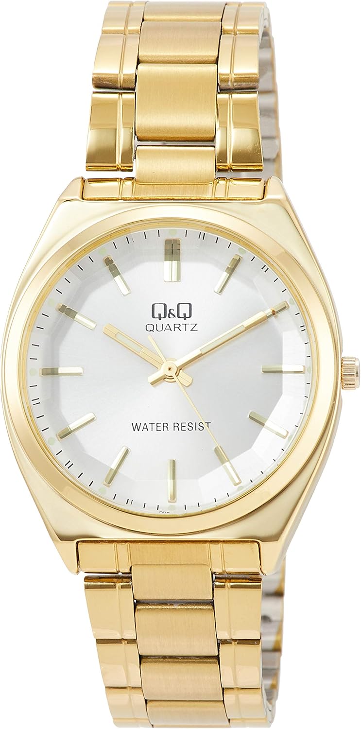 [シチズン Q&Q] 腕時計 アナログ 防水 メタルバンド QB78-201 メンズ シルバー