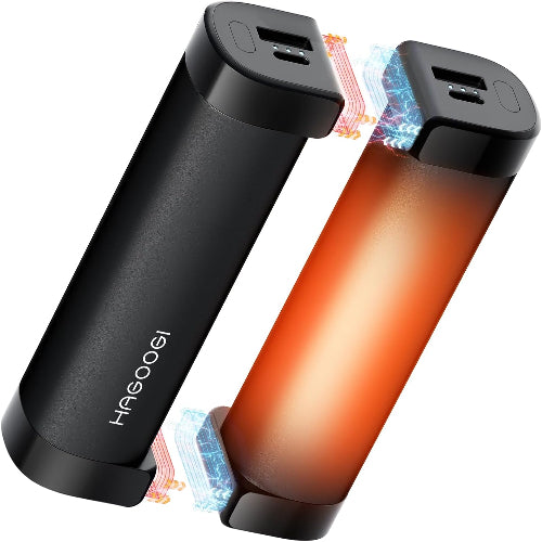 HAGOOGI (ハゴオギ) 充電式カイロ 電気カイロ クリスマス プレゼント 急速発熱 3階段温度調節 モバイルバッテリー 10000mAh大容量 ハンドウォーマー 14時間連続発熱可能 急速充電 エコ 小型 超軽量 分離式設計 持ち運びやすい 寒さ対策 アウトドア 通勤通学 贈り物 (Cute)