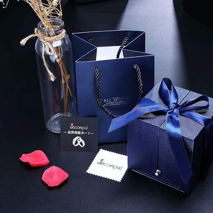 [Jeconpal] ネックレス レディース スワロフスキージルコニア採用 純銀925 オープンハート アクセサリー 金属アレルギー対応 ホワイトデー バレンタイン クリスマス 誕生日 プレゼント 女性 ギフト