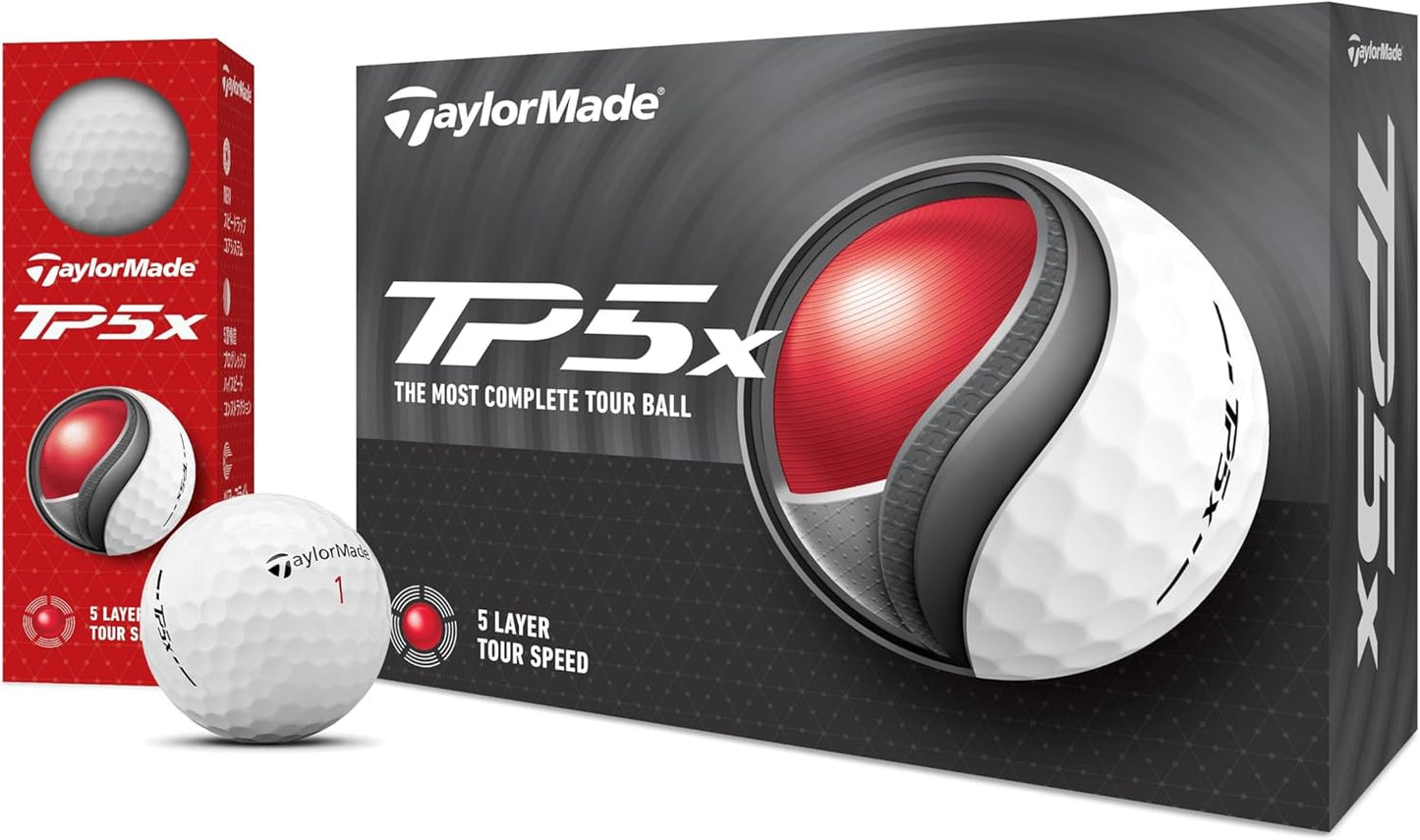 テーラーメイド(TAYLOR MADE) TMJ24 TP5/TP5 pix/TP5x/TP5x pix JPN 12個入り ゴルフボール 2024年モデル