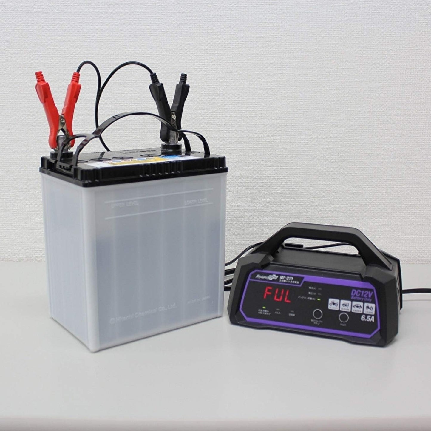 メルテック(meltec) 全自動パルスバッテリー充電器 (ファミリーバイク/オートバイ) 12V専用 MeltecPlus 定格0.75A バッテリー診断機能付 維持充電(トリクル充電)方式 長期保証3年 MP-200