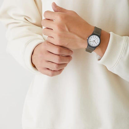 [シチズン Q&Q] 腕時計 アナログ 10気圧防水 ウレタンベルト VP46-859 メンズ ブラック ブルー