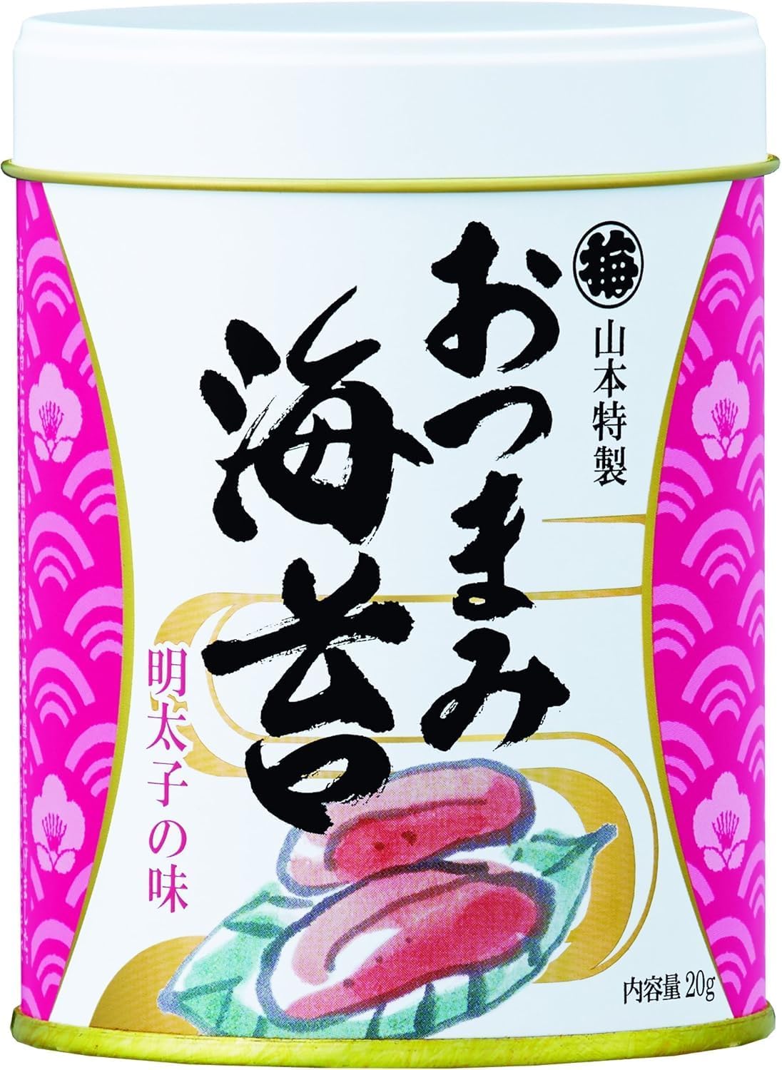 山本海苔店 味つけ海苔 おつまみ海苔【 梅／うめ 】1缶 20g 九州有明海産 国産