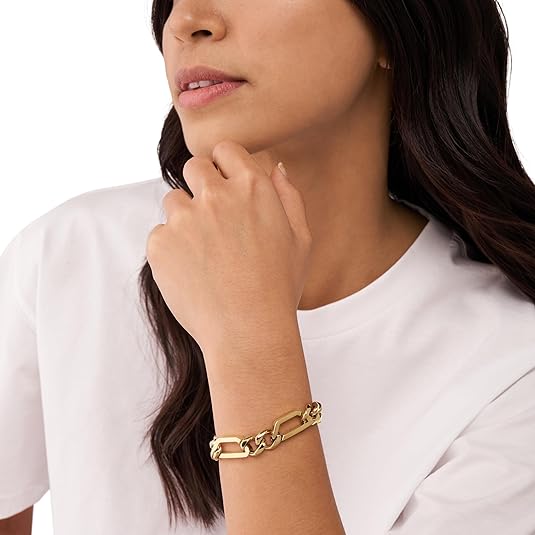 Diesel オールジェンダー ステンレススチールブレスレット, One Size, 金属, 宝石なし