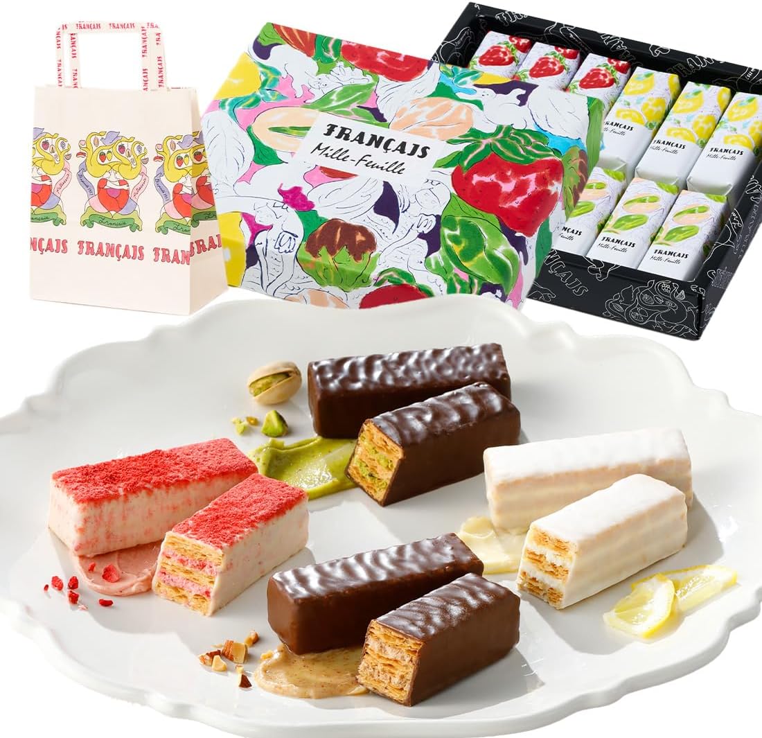 フランセ 果実をたのしむミルフィユ詰合せ 12個入｜個包装・ギフト・手提げ付