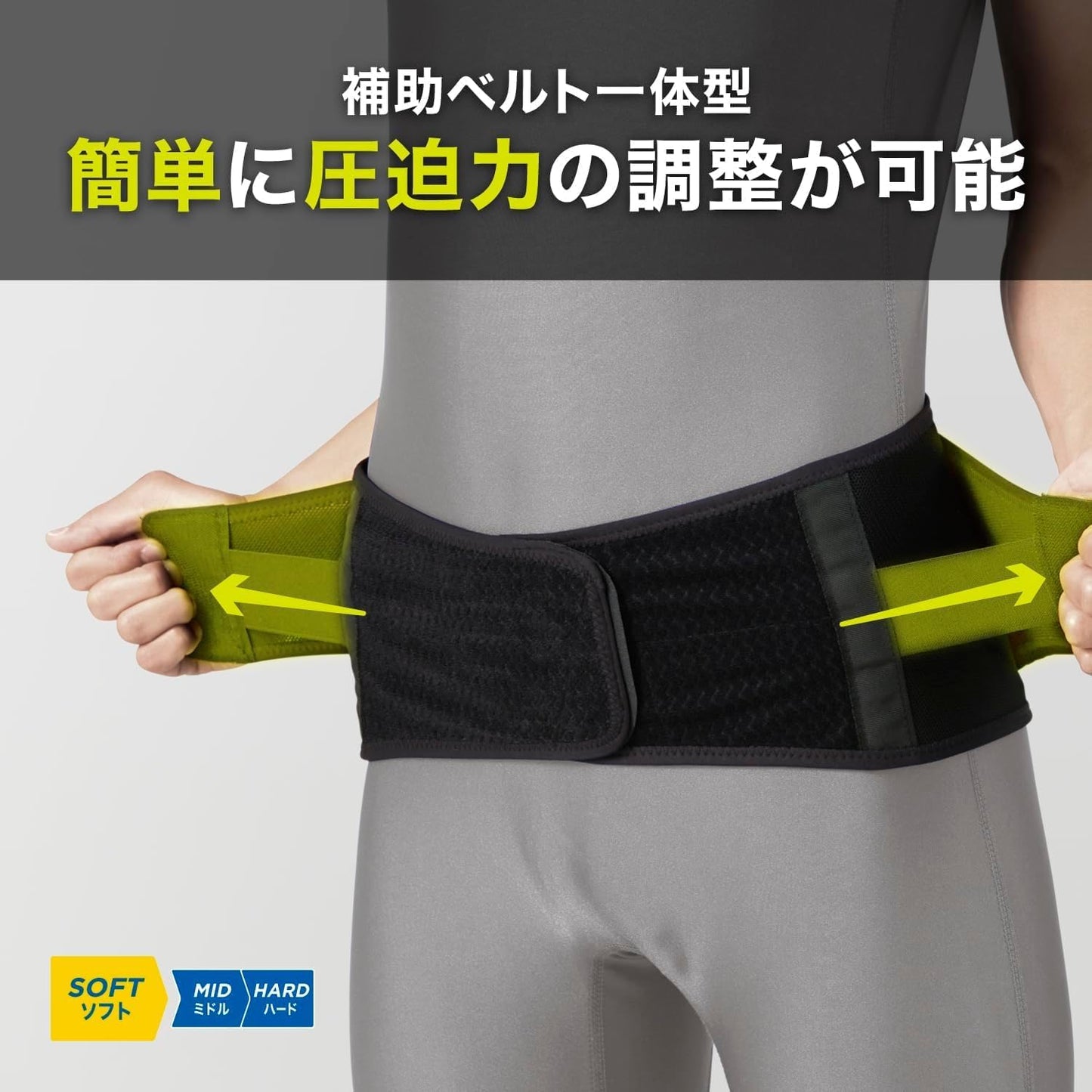 ザムスト（ZAMST）動きやすさと固定力を兼ね備えた 腰サポーター ZWシリーズ  男女兼用・簡単着脱・圧迫力調節可能・高通気性