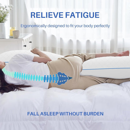 YZ HOME 抱き枕 本体 160×50cm（1個・ホワイト）